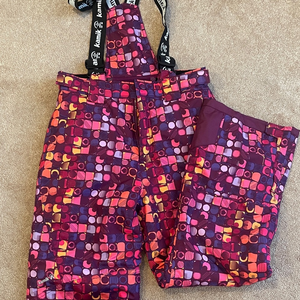 Kamik Multicolor Kids Snow Bib